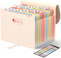 Sooez Accordion File Organizer, 13-Pocket Expanding File Folder Letter Size by Sooez