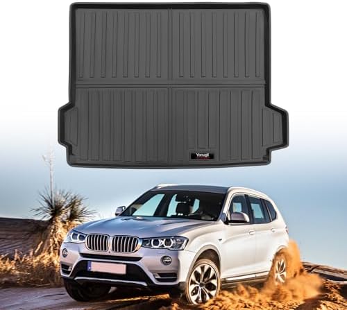 Custom for 2011-2017 BMW X3 Cargo Mats Trunk Liner All Weather TPE Protection Mat Accessories (for 2011-2017 BMW X3) by Yonugli