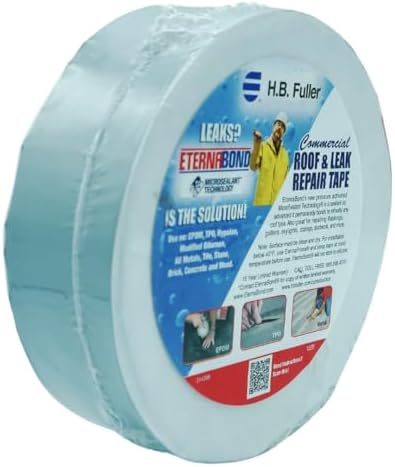 EternaBond RoofSeal Gray 2" x50' MicroSealant UV Stable RV Roof Seal Repair Tape | 35 mil Total Thickness - EB-RG020-50R - One-Step Durable, Waterproof and Airtight Sealant - Image 2