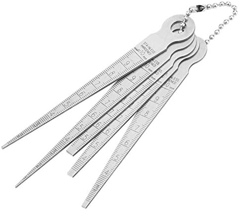 LiebeWH Taper Gage Set Stainless Steel Taper Feeler Ruler Hole Inspection Tool for Measuring Inner Diameter Welding Gap Gauge - Image 7