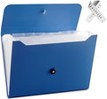 Nicfaec Expanding File Folder, 13 Pockets, Blue, Durable, Great Capacity,for Work, School, Home, Office by Nicfaec