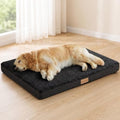 Patas Lague Orthopedic Large Dog Bed Washable Pet Sofa Mat 42''X28'' Black by PatasLague