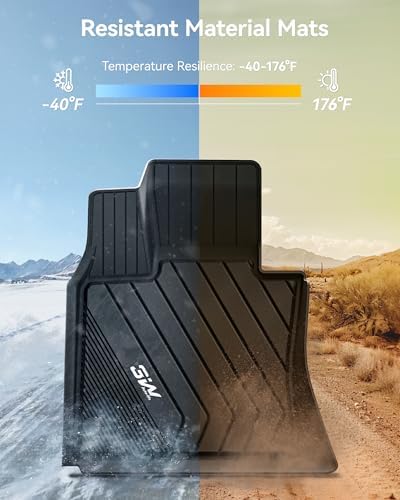 3W BMW X5 Floor Mats & Cargo Liner 2014-2018, TPE All Weather Heavy Duty - Image 6