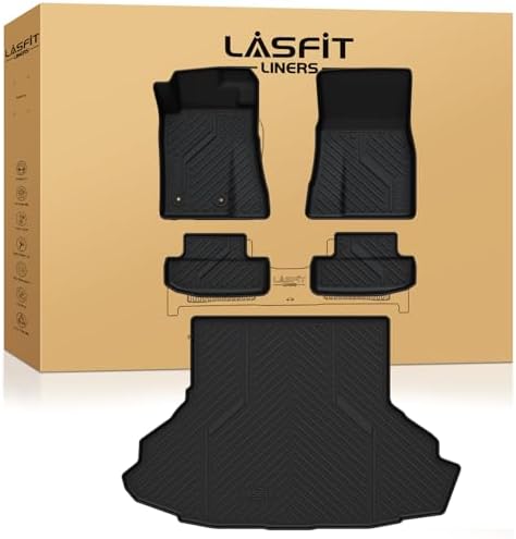 LASFIT Floor Mats for Ford Mustang 2024 2025 2026 NOT fit w/o Subwoofer Box by LASFIT