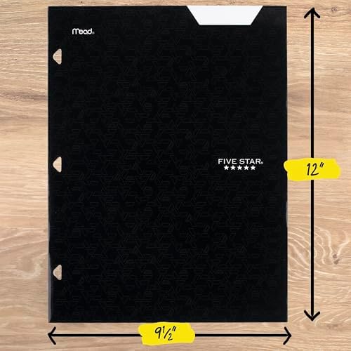 Five Star 4-Pocket Folder, 6 Pack, Paper Folder, Fits 3-Ring Binders, Holds 8-1/2" x 11" Paper, Assorted Colors (38056) - Image 6