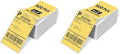 Phomemo 4x6 Thermal Label Printer Paper - 500 PCS Yellow 4"x6" Fan-Fold Shipping Supplies Labels - Water/Oilproof Label Stickers - Permanent Adhesive Thermal 4x6 Labels for Small Business (Pack of 2) by Phomemo