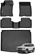 All Weather Floor Mats & Cargo Liner for Ford Bronco Sport 2021-2025 2026 Custom Fit Waterproof Durable Easy to Clean fit for Ford Bronco Sport 2021-2025 Accessories by Wailtnb