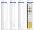 PWERAN 4 Pack Shower Filter for Handheld Shower Head,15 Stage Replacement Filters for Hard Water Remove Chlorine,Water Softener Filters Beads for Harmful Substances by Sipaote