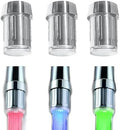3 Pack 3-Color LED Water Faucet Temperature Sensor - Fancy Gradient Thermal Detector Color Changing Faucet by Varied Water Temperature, Utility Sink Tap Replacement Part for Kitchen, Bathroom by Alovexiong