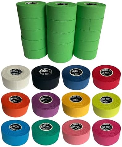 Ringside 1” Athletic Trainers Tape, 15 Rolls, Adhesive Cotton, Green by Ringside