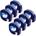 7 Pack Compatible with Dymo Letratag Plastic Label Maker Refill 91331 by LabelKINGDOM
