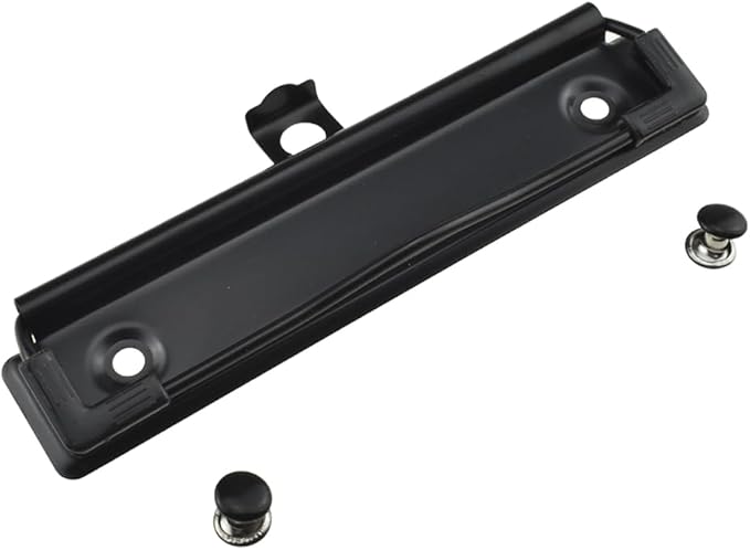 HAHIYO 4.72 Inches Black Metal Mountable Clipboard Clips by HAHIYO