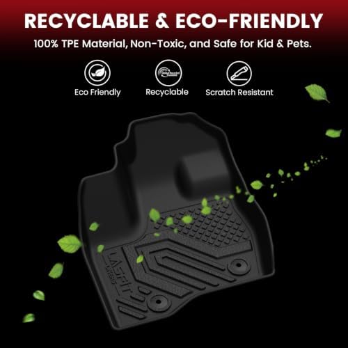 LASFIT Floor Mats for Ford Explorer 2011-2014 7 Bench Seat with Cargo Liner - Image 4