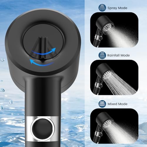 Filtered Shower Head with Handheld,High Pressure Shower Heads with Filters - Image 4