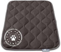 Paw Inspired Washable Padded Crate Mats for Dogs, Gray, 29x18 Inch by HOME