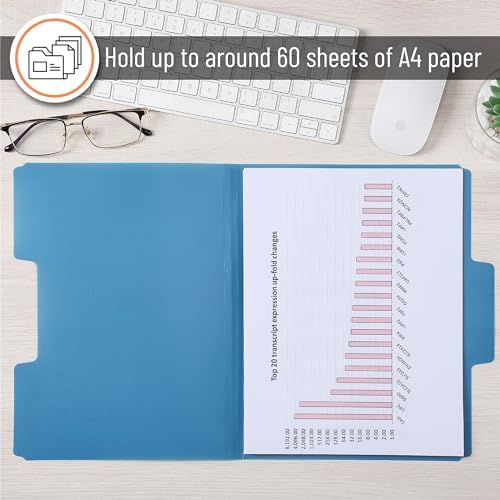 Mr. Pen- File Folders, 1/3 Cut Tab, 6 Pack, Assorted Colors, Letter Size - Image 4