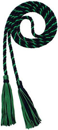 Tassel Depot Graduation Honor Cord - Navy/Kelly - Every School Color Available - Made In Usa by TasselDepot