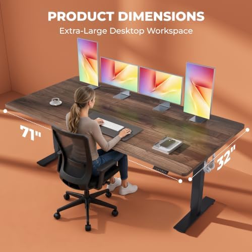 71''x 31'' Standing Desk Electric Adjustable for Home Office - Image 3