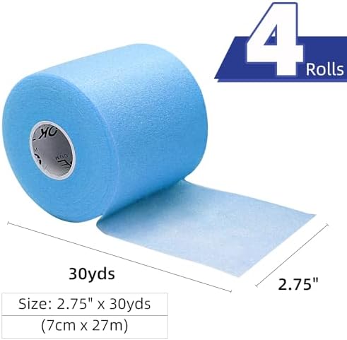 OK TAPE Pre Wrap Tape 4-Rolls 120 Yds Athletic Foam Underwrap for Sports - Image 2