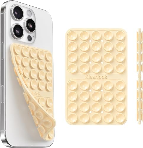 Klearlook Silicone Double Sided Suction Cup Phone Case Mount, Baby Yellow by KlearlookMaximizedClarity