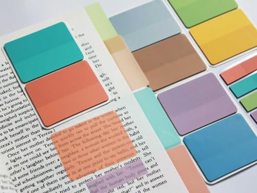 ELII 500 PCS Tabs for Annotating Books, Clear Book Tabs Sticky Index Tabs - Image 3