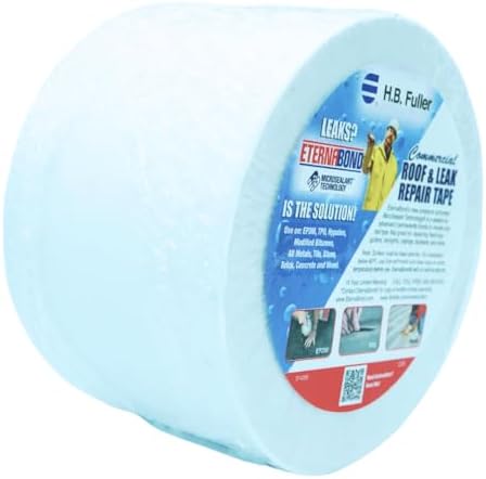 EternaBond RoofSeal White 4" x50' MicroSealant UV Stable RV Roof Seal Repair Tape | 35 mil Total Thickness - EB-RW040-50R - One-Step Durable, Waterproof and Airtight Sealant - Image 4