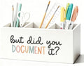 Funny But Did You Document It Pen Pencil Holder for Desk, HR Human Resources Gifts, Office Humor Gifts for Coworkers Women Men Wooden Box Sign Decorations for Office Desk Tabletop by Unknown