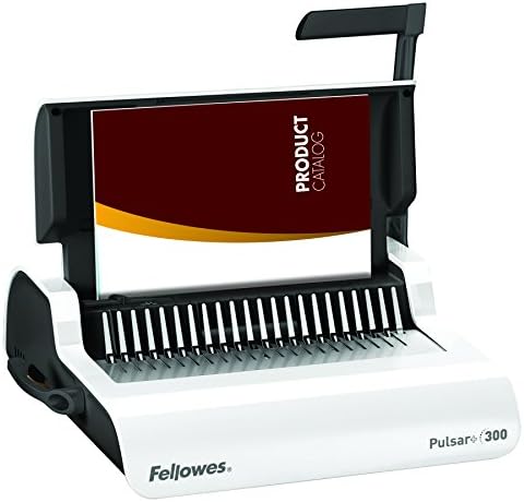 Fellowes 5006801-99 Binding Machine Pulsar+ Comb Binding (5006801) & 52367 Plastic Comb Bindings, 3/4" Diameter, 150 Sheet Capacity, Black (Pack of 100 Combs) - Image 2