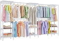 Higeego H11 Heavy Duty Clothes Rack White Clothing Rack for Hanging Clothes by Higeego