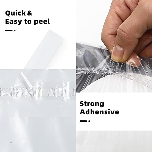 POLYSELLS 200 Count 18x24” Clear Poly Bags with Suffocation Warning Self-Sealing Plastic Bags for Shipping, Retail Packaging, T-Shirts & Clothing - Permanent Adhesive - Image 4