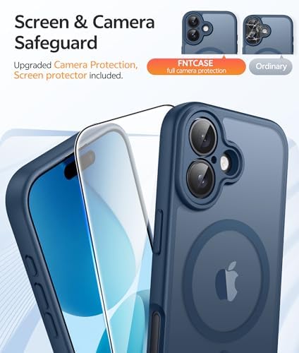FNTCASE for iPhone 17 Case, Compatible with Magsafe, Glass Screen Protector - Image 4