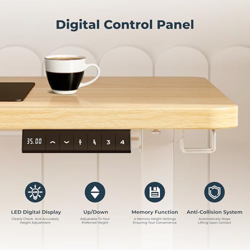 63''x 24'' Standing Desk Electric Adjustable for Home Office - Image 5