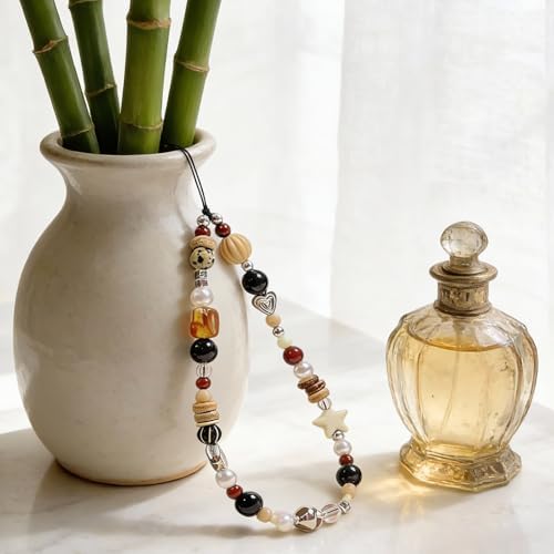Beaded Camera Wrist Strap Cute Digital Camera Charm Lanyard Phone Charms Strap Beaded Camera Chain for Phone - Image 4