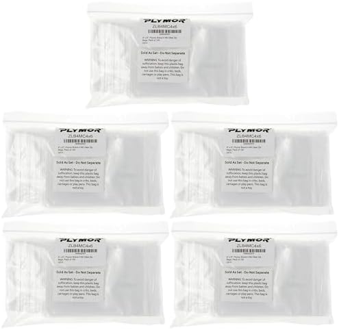 Plymor 4 x 6 inch, 4 Mil Zipper Reclosable Bags (Pack of 500) - Image 6