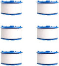 6 Pcs Sink Water Filter Elements, Universal Sink Faucet Filter Elements, Sink Faucet Filter Removes Hard Water, Water Filtration & Softeners, Faucet Sprayer Attachment(Faucet Not Included) by Dexspoeny