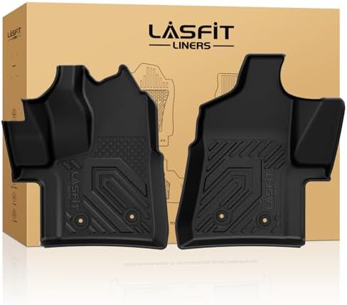 LASFIT Floor Mats for Ford Transit 2022-2026 Vinyl Floor with Posts Only by LASFIT