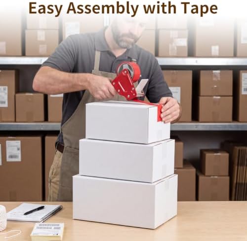 RLAVBL 30 Pack Shipping Boxes Assorted Sizes 8x6x4 & 9x6x4 & 10x7x5 - Image 4