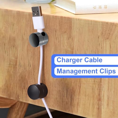 SmallCat 3 Sets Charger Holders for Cords, Matte Black/Black/Antique Copper - Image 5