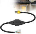 HEATIT ET-21 Temperature Controlled Extension Cord, Automatic Thermostat Power Cord 37℉ On/50℉ Off, Thermostatically Controlled Outlet for Roof De-Icing & Pipes by HEATIT