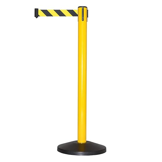 Crowd Control Warehouse CCW Series RBB-100 Set of 2 Stanchions - 11 Ft - Image 2
