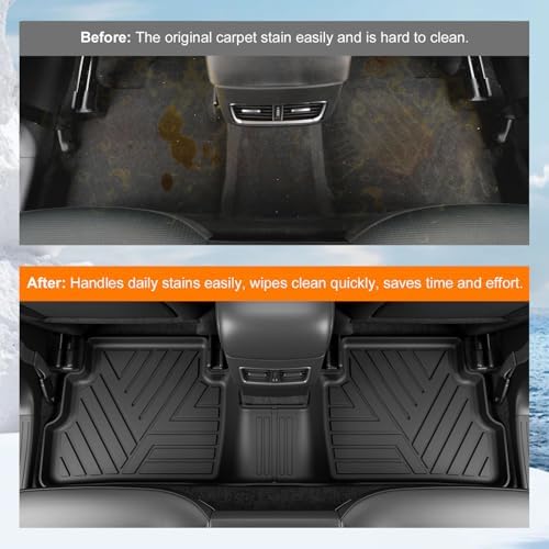 powoq Floor Mats Cargo Mat Compatible with 2017-2022 Mazda CX-5 - Image 3