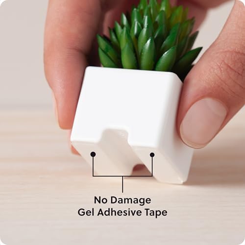 U Brands Adhesive Faux Succulent Cord Organizers, Set of 3, Assorted Colors - Image 5