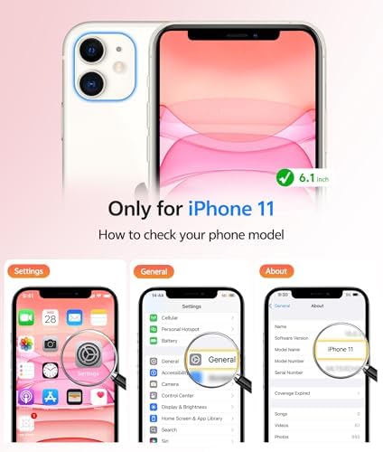FNTCASE for iPhone 11 Phone Case, Fit for Magsafe, Full Camera Protection - Image 2