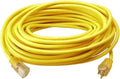 Southwire Outdoor Extension Cord – Durable Vinyl Jacket for for Farm, Ranch & Workshop - Lighted End with Reinforced Blades - SJTW, Yellow - 12 Gauge, 3 Prong - 50 ft (Pack of 6) by Southwire