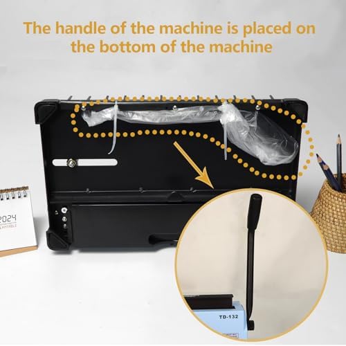 RAYSON TD-132 3:1 Wire Binding Machine, 12-Sheet Punch, 120-Sheet Capacity - Image 4