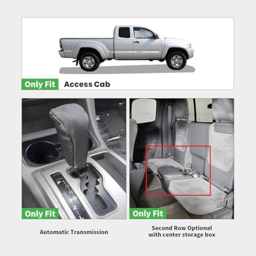 LASFIT Floor Mats for Toyota Tacoma 2005-2011 (Only Fit AccessCab AutoTran) - Image 2