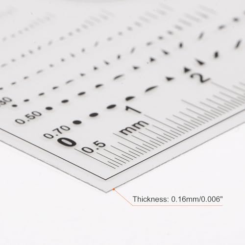 HARFINGTON High Precision SEC Size Estimation Chart 8cm 0.2mm for Diameter - Image 4