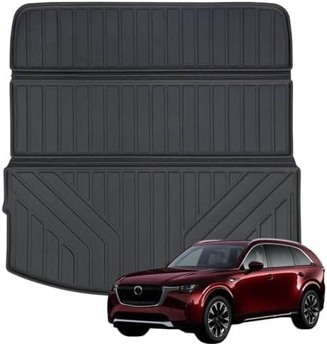 Large Cargo Liners Custom Fit 2024-2026 for Mazda CX90 by SANBAN-AXE