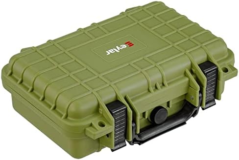 Eylar Protective Gear and Camera Hard Case Waterproof Dry Box with Foam 11.6 Inch 8.3 Inch 3.8 Inch (OD Green) - Image 3