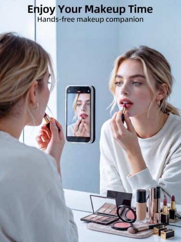 Double Sided Silicone Suction Cup Phone Case Mount for Selfie & Video, Pink - Image 5